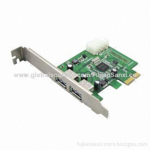 USB3.0 PCI-E Card/PCI Express, Built-in 4-pin Power Connectors